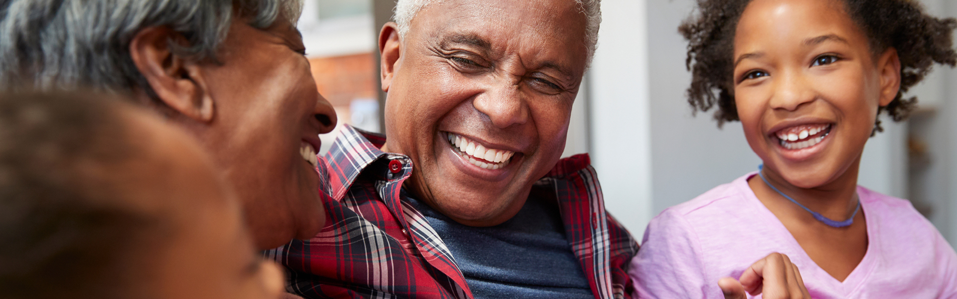 Grandparents playing
