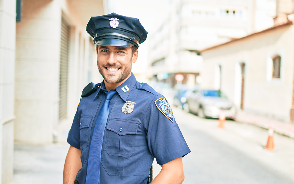 Police in uniform