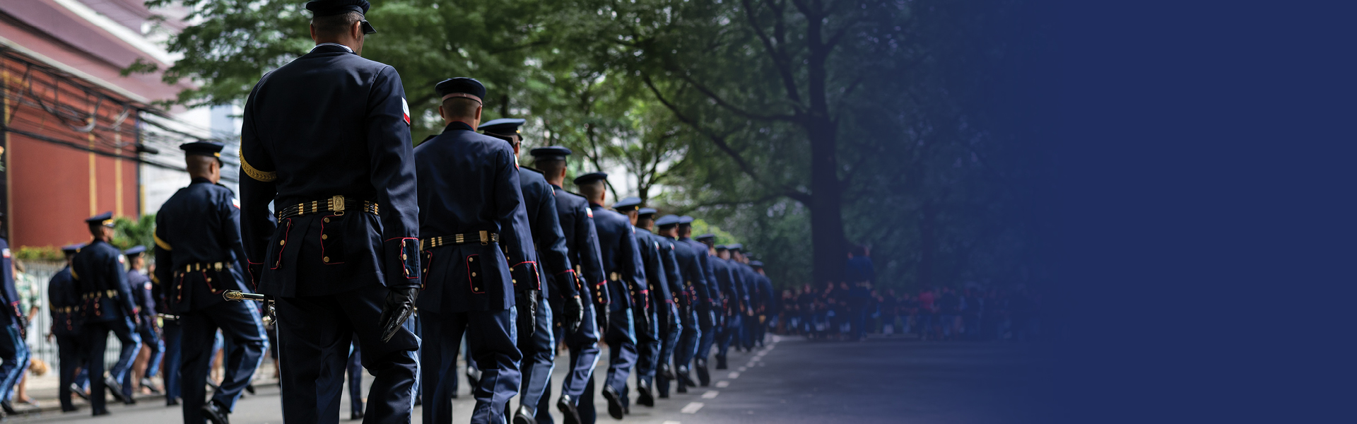 Cadets marching